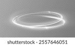 
Glowing white spiral. Abstract speed lines effect. Rotating shiny rings. Glowing circular lines. Glowing ring trail. Vector.