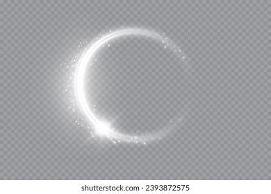 	
Glowing white spiral. Speed ​​abstract lines effect. Rotating shiny rings. Glowing circular lines. Glowing ring trail. Vector.	