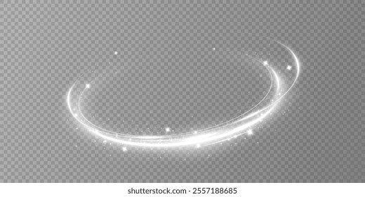 	
Glowing white spiral. Speed ​​abstract lines effect. Rotating shiny rings. Glowing circular lines. Glowing ring trail. Vector.	