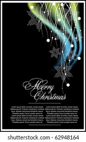 Glowing xmas Background