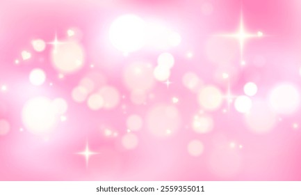 Glowing yellow bokeh, light effect, sparkling golden dust abstract gold luxury background. Yellow, red and orange bokeh. Abstract blurred background. Abstract Christmas background. Vector illustration