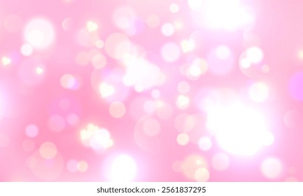 Glowing yellow bokeh, light effect, sparkling golden dust abstract gold luxury background. Yellow, red and orange bokeh. Abstract blurred background. Abstract Christmas background. Vector illustration