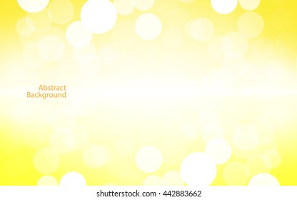 glowing Yellow color background abstract art vector