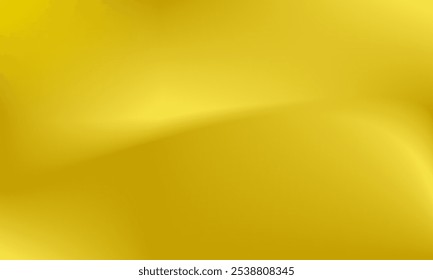 Glowing yellow gradient background texture. Modern smooth fluid ambient design for artwork, banner, poster, cover, decoration, backdrop, brochure, greeting, advertising, header, celebration