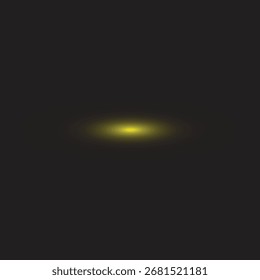 Fuente de luz amarilla brillante sobre fondo oscuro crea un efecto minimalista