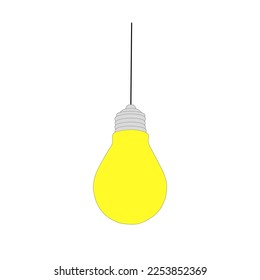 glowing yellow light vector image