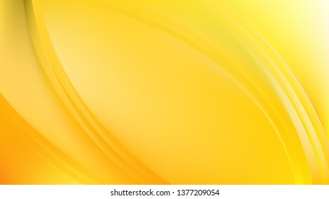 Glowing Yellow Wave Background Graphic