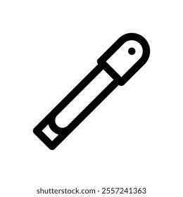 Glowstick. Editable stroke vector icon.