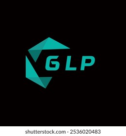 Logotipo de letra minimalista creativa GLP. Diseño de logotipo de letra de alfabeto de iniciales de Vector únicas GLP
