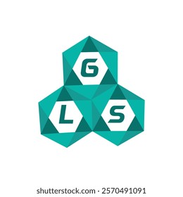 GLS creative minimalist letter logo. GLS unique vector initials alphabet letter logo design
