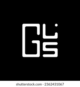 GLS letter logo vector design, GLS simple and modern logo. GLS luxurious alphabet design  