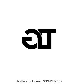 diseño del logotipo del monograma de la letra inicial del glet