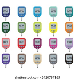 Glucometer Clipart PNG Design EPS
