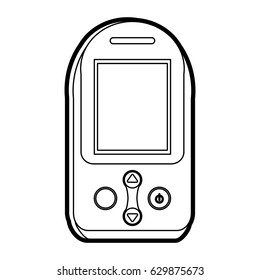 glucometer healthcare icon image 