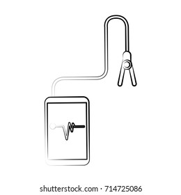 glucometer healthcare icon image