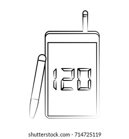 glucometer healthcare icon image