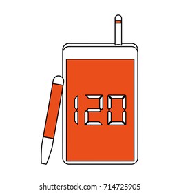 glucometer healthcare icon image
