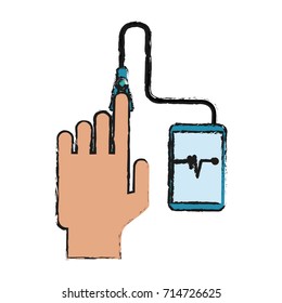glucometer healthcare icon image