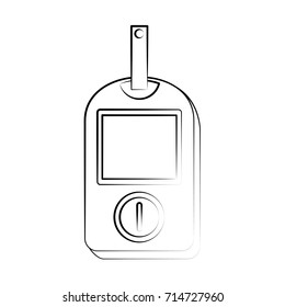 glucometer healthcare icon image