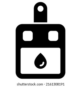 Glucometer icon design, vector illustration, best used for web app