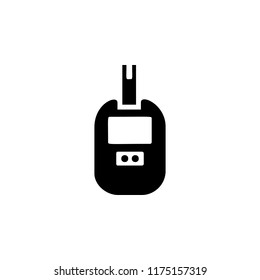 glucometer icon. Simple glyph vector of Medicine set for UI and UX, website or mobile application on white background