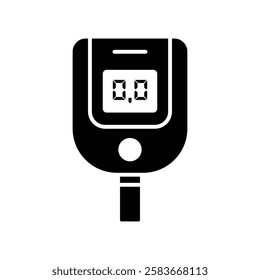 glucometer icon vector design template simple and clean