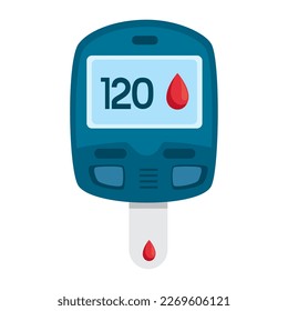 Messsymbol für Glukometer