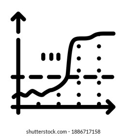 glucose level line icon vector. glucose level sign. isolated contour symbol black illustration