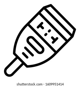 Glucose meter icon. Outline glucose meter vector icon for web design isolated on white background