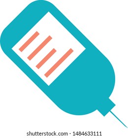 Glucose nib weakness trendy icon on white background for web graphic