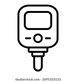 Glucose Prick Icon Element für Design