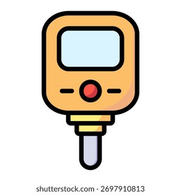Glucose Prick Icon Element für Design