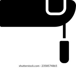 glucosemeter glyph icon illustration vector