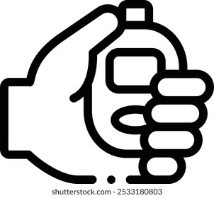 glucosemeter icon. Thin Linear Style Design Isolated On White Background