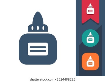 Glue Bottle, Adhesive Icon. Professional, pixel perfect icon. EPS 10 format.