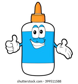 Glue Bottle Cartoon