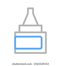 Glue bottle icon. Concept of adhesion, repair, and crafting.