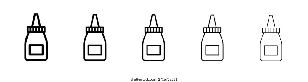Cola garrafa ícone design, logotipo, aplicativo, UI. Ilustração vetorial, EPS