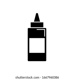 Glue, bottle icon. Simple vector liquid container icons for ui and ux, website or mobile application