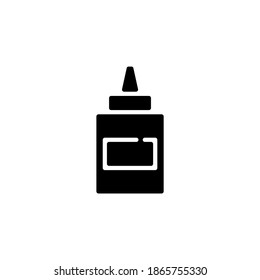 Glue Bottle icon in vector. Logotype