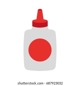 glue bottle isolated icon