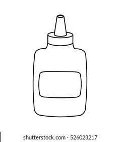 Glue Bottle Drawing - HelloArtsy