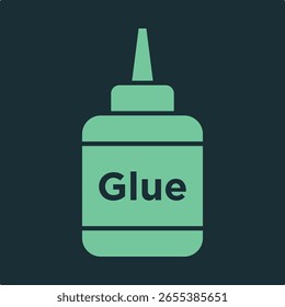 Glue bottle trendy applicable important vector Illustration design goodly colorful background.eps