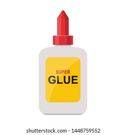 Glue bottle vector design illustration isolated on white background