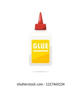 Glue Bottle Vector Isolated Stock Vector (Royalty Free) 1217465134 ...