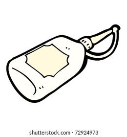 dibujo animado de pegamento