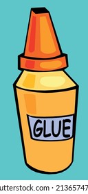 Glue cartoon vector to make objects