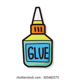 glue color doodle