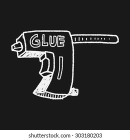 Glue gun doodle