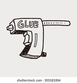 Glue gun doodle